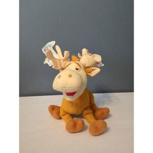 Dr. Seuss Plush Thidwick Fox In Socks Whozit 1997 Mattel Wubbulous World 8" EUC